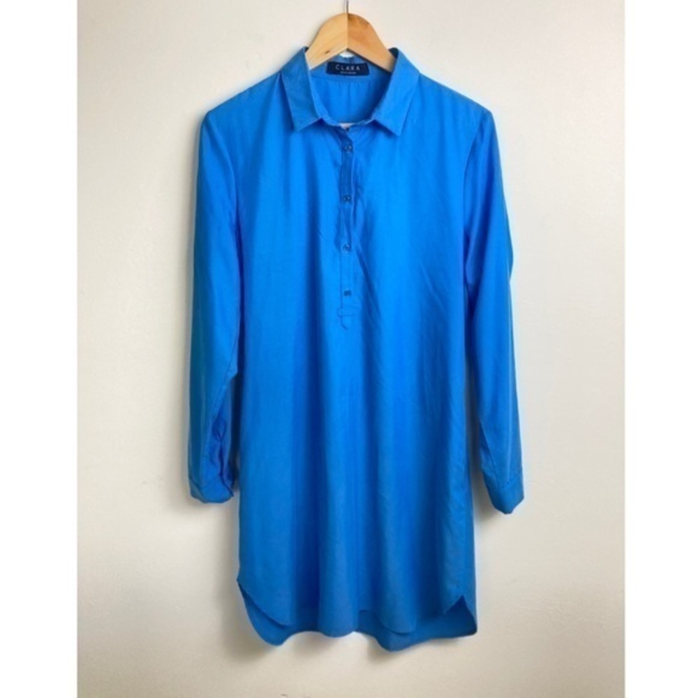 Clara Ibarguren large button down shirt dress